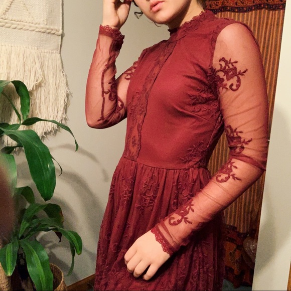 Forever 21 Dresses & Skirts - Forever 21 // Maroon Dress // Small